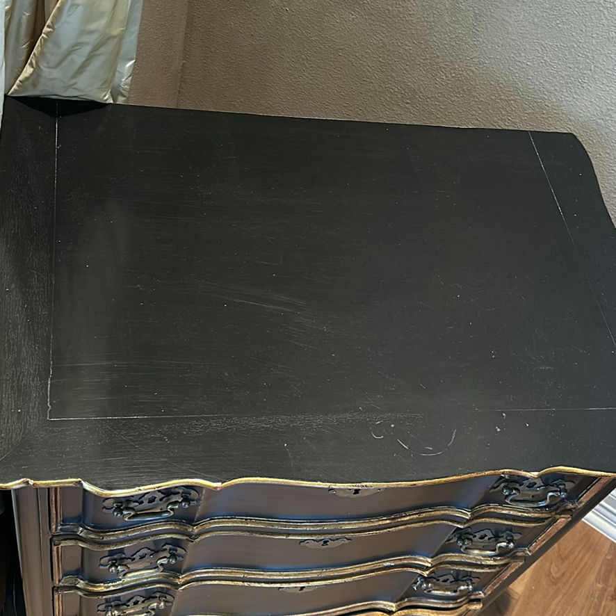 Black Four-Drawer Accent Chest - image 4 of 7