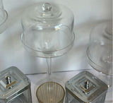 Glass Pedestal Display Stands, Canisters, Decorative Box, and Tumbler - thumbnail 4 of 8