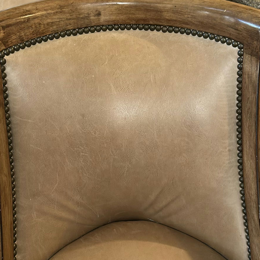 Set of Two Upholstered Bar Stools - image 5 of 9