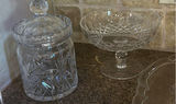 Assorted Crystal and Silver-Tone Serving Pieces - thumbnail 2 of 5