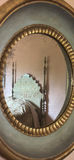Round Wall Mirror and Two Framed Botanical Prints - thumbnail 2 of 7