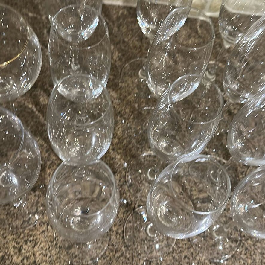 Assorted Stemmed Drinking Glasses - image 3 of 6