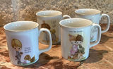 Set of Four Illustrated Ceramic Mugs - thumbnail 1 of 6
