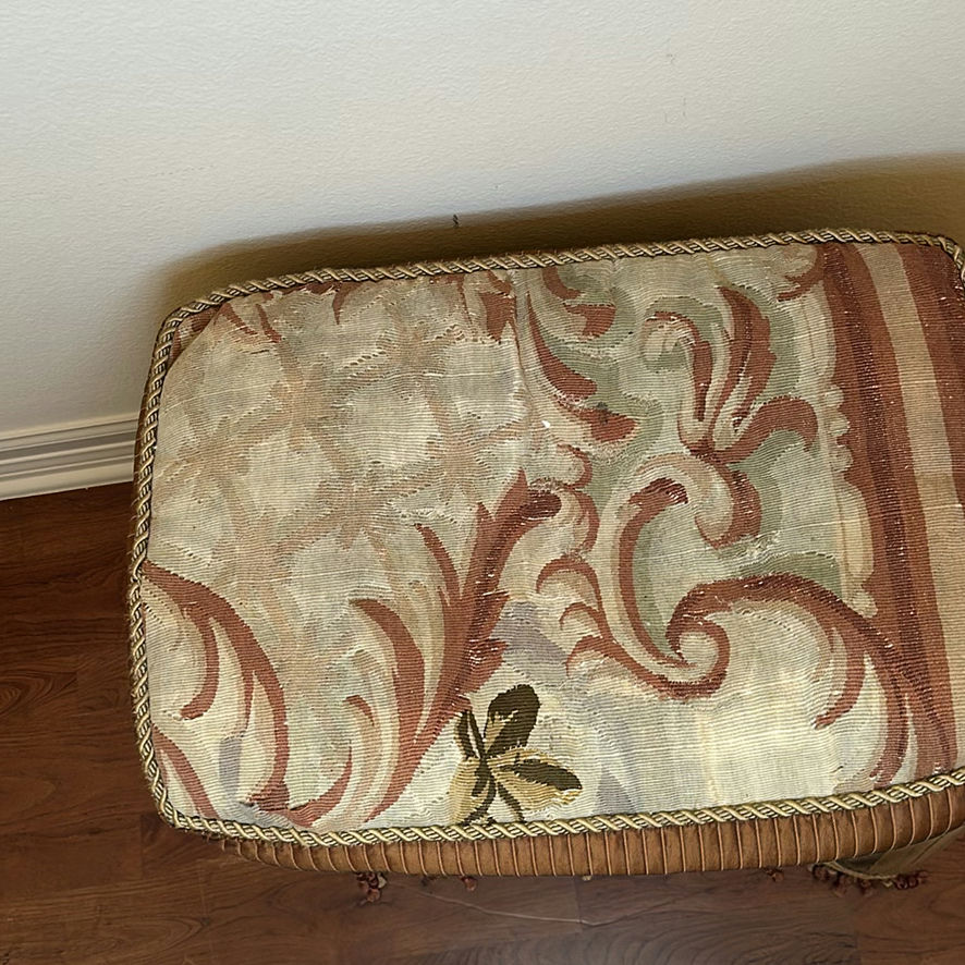 Upholstered Decorative Ottoman - image 4 of 4