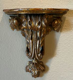 Ornate Framed Mirror and Two Wall Shelves - thumbnail 3 of 4