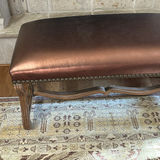 Upholstered Wooden Bench - thumbnail 3 of 5
