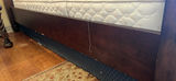 Dark Wood Bed Frame with Mattress - thumbnail 9 of 9