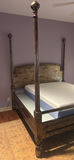 Wood Four-Poster Bed Frame - thumbnail 2 of 7