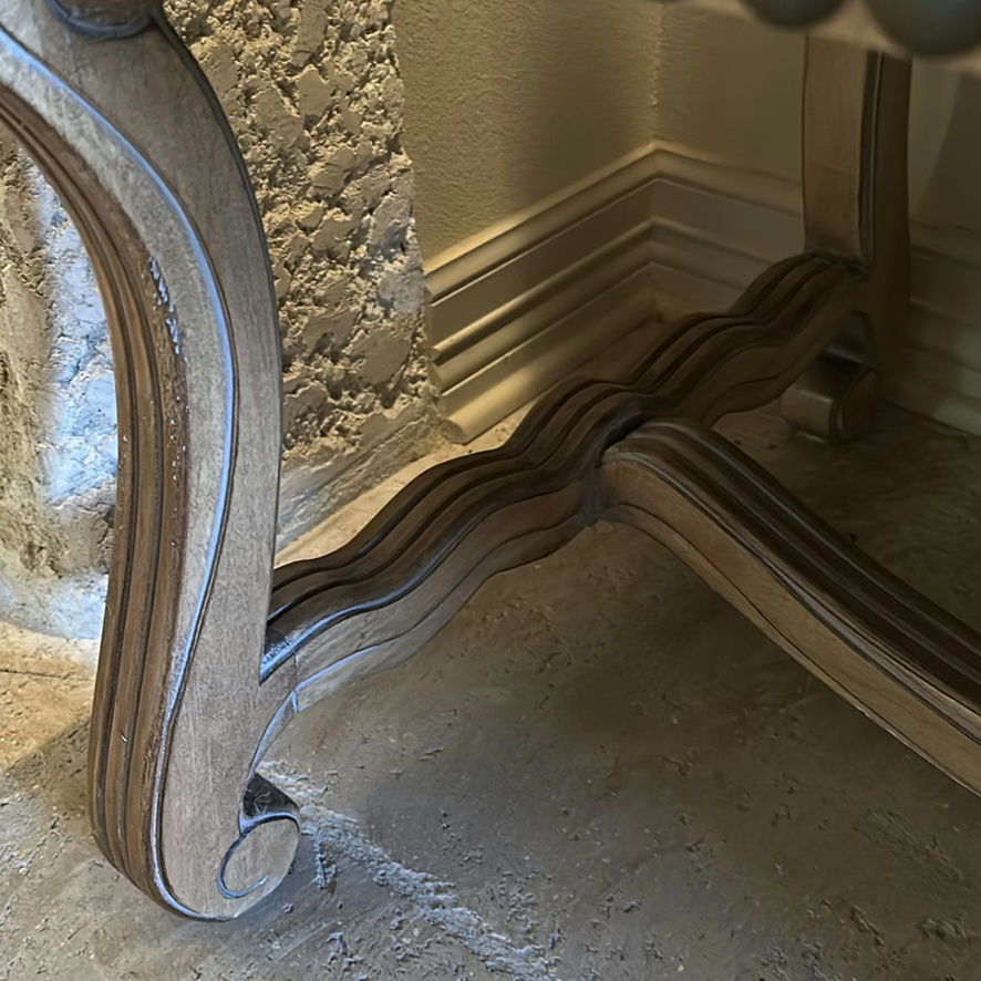 Upholstered Bench with Wooden Base - image 4 of 9