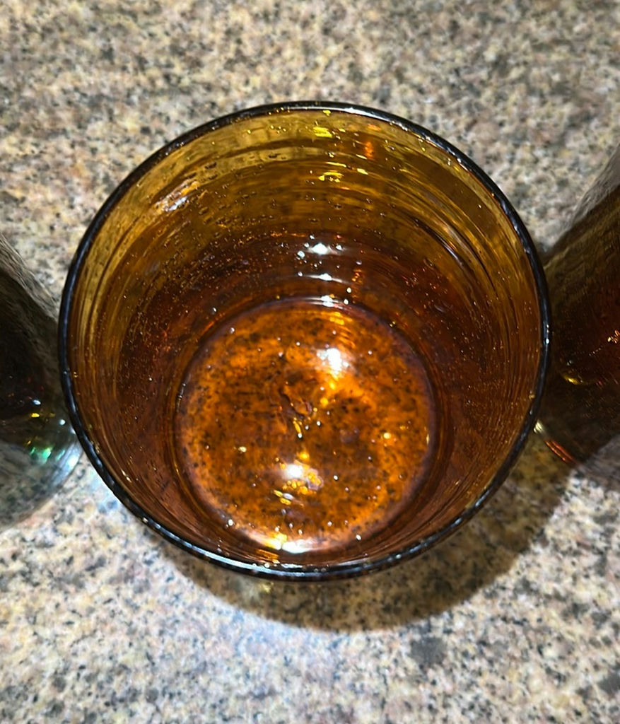 Set of Five Colored Glass Tumblers - image 2 of 5