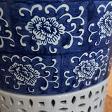 Blue and White Ceramic Garden Stool - thumbnail 4 of 4