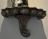 Decorative Wall Shelf with Moss Topiary and Butterfly Accents - thumbnail 4 of 8