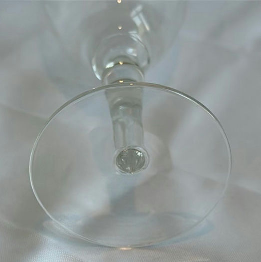 Set of Stemmed Glass Goblets - image 5 of 9