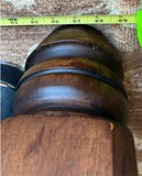 Dark Wood Bed Frame with Mattress - thumbnail 7 of 9