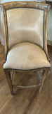 Set of Two Upholstered Bar Stools - thumbnail 3 of 9