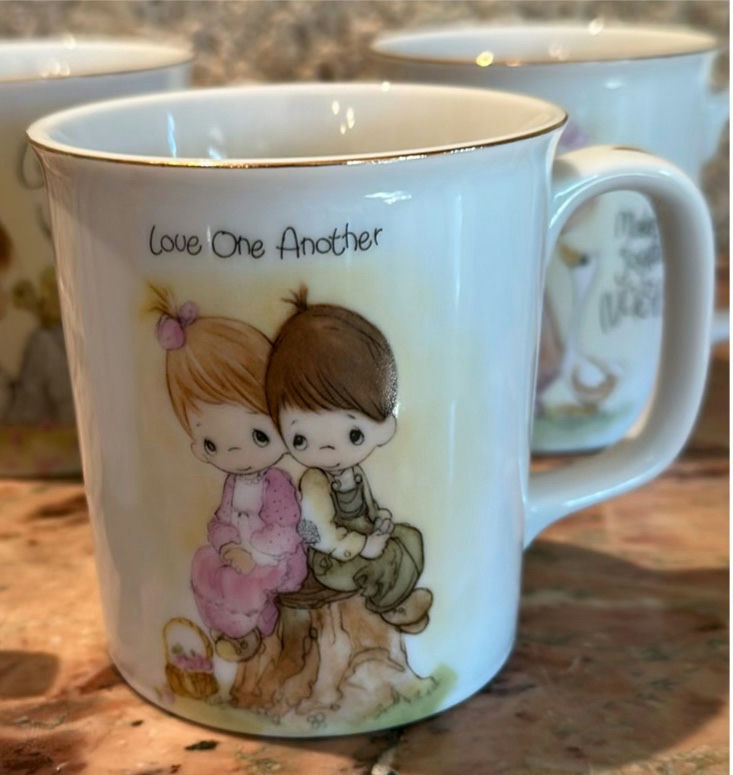 Set of Four Illustrated Ceramic Mugs - image 3 of 6