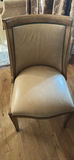 Round Wooden Dining Table with Four Upholstered Chairs - thumbnail 3 of 9