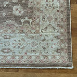 Brown and Cream Patterned Area Rug - thumbnail 2 of 6