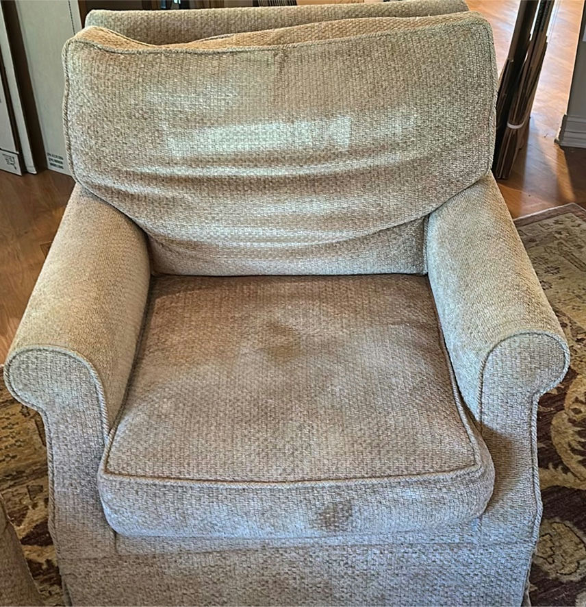 Matching Sofa, Loveseat, and Two Armchairs with Accent Pillows - image 2 of 6