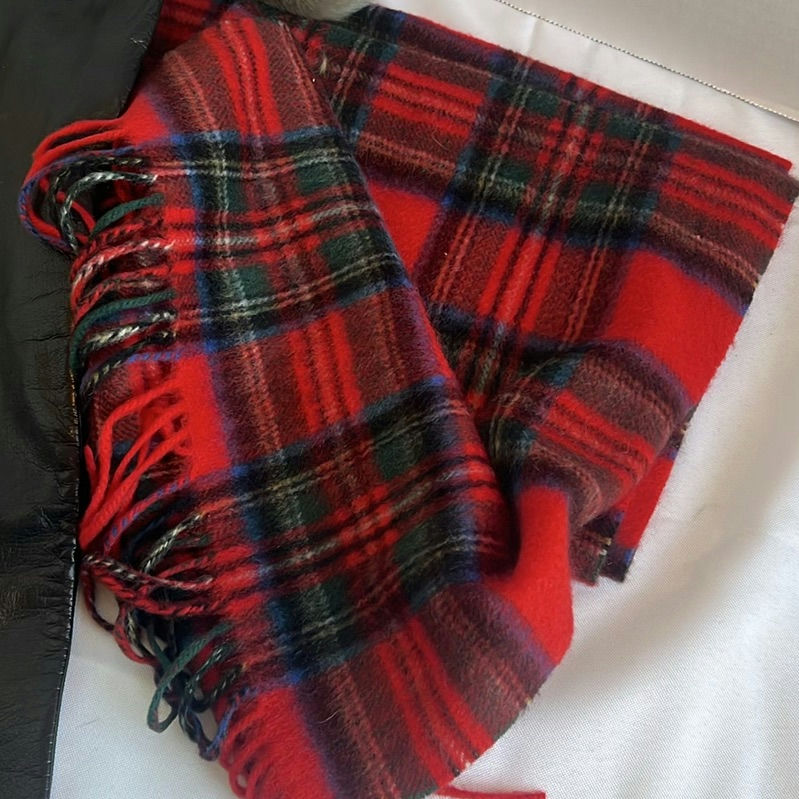 Fur Accessories, Leather Gloves, and Plaid Scarves - image 6 of 9
