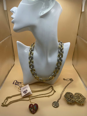 Vintage Necklaces And Buckle - Image 1 of 14