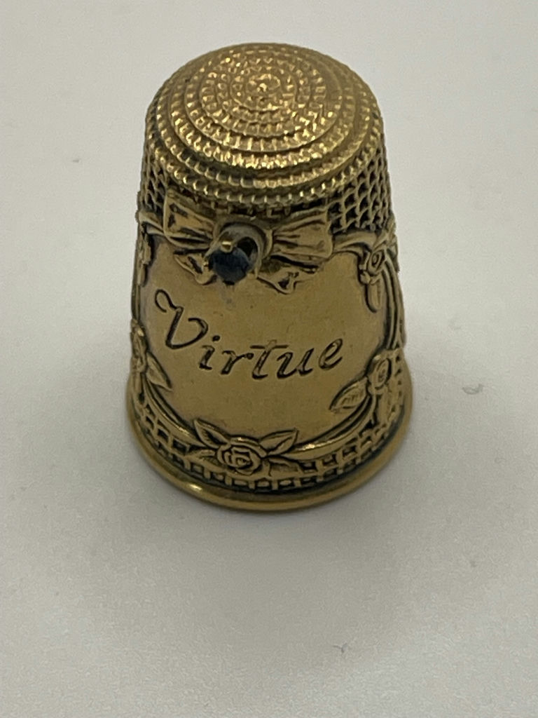 Franklin Mint Victorian Jeweled Sterling Silver Thimbles lot - image 21 of 25