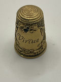 Franklin Mint Victorian Jeweled Sterling Silver Thimbles lot - thumbnail 21 of 25