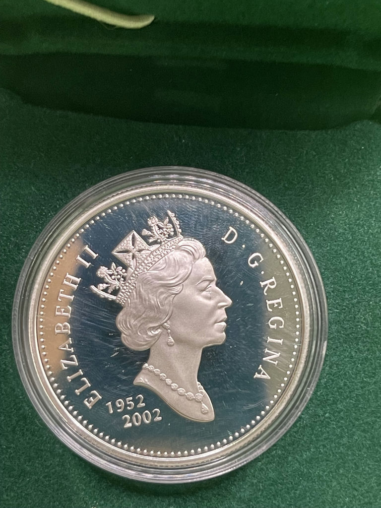 RCM 2002 Golden Jubilee Silver Proof Dollar - image 7 of 10