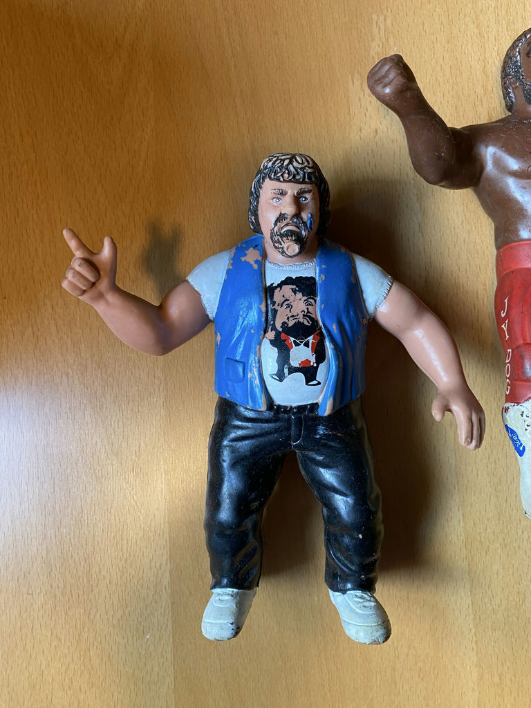 WWF 5 Wrestling Figures Hulk Hogan, Junkyard Dog And More - image 2 of 11
