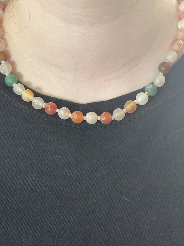 Amber Vintage Necklace And coloured Necklace - image 17 of 18
