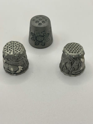 Pewter Thimbles - Image 1 of 7
