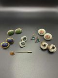 Vintage Clip On Earrings And Pin - thumbnail 1 of 28