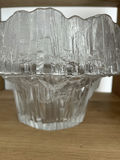 Wirkkala Midcentury Textured Glass Pedestal Bowl - thumbnail 3 of 8