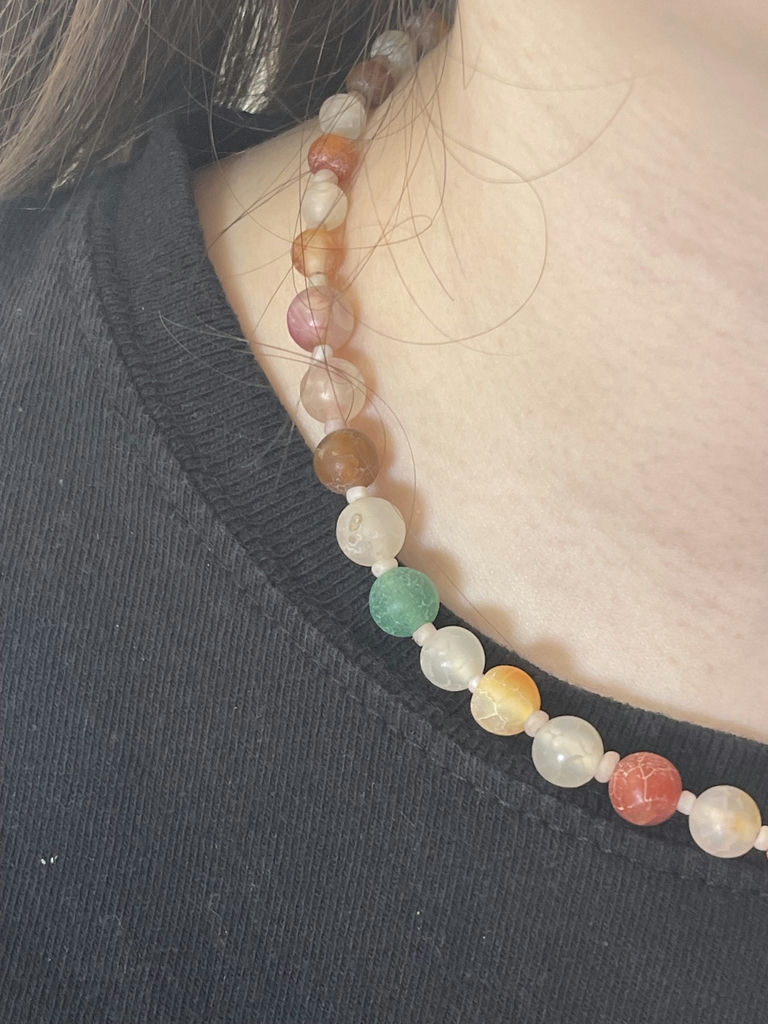 Amber Vintage Necklace And coloured Necklace - image 18 of 18