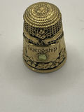 Franklin Mint Victorian Jeweled Sterling Silver Thimbles lot - thumbnail 12 of 25
