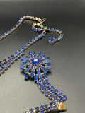 Blue Rhinestone Jewelry Set - thumbnail 2 of 15