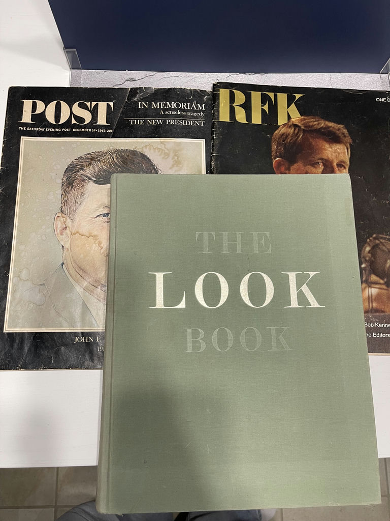 Vintage Look Book And 2 Kennedy Magazines In - image 1 of 13