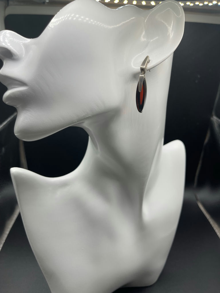 Vintage Sterling Silver Earrings And Necklace - image 13 of 14