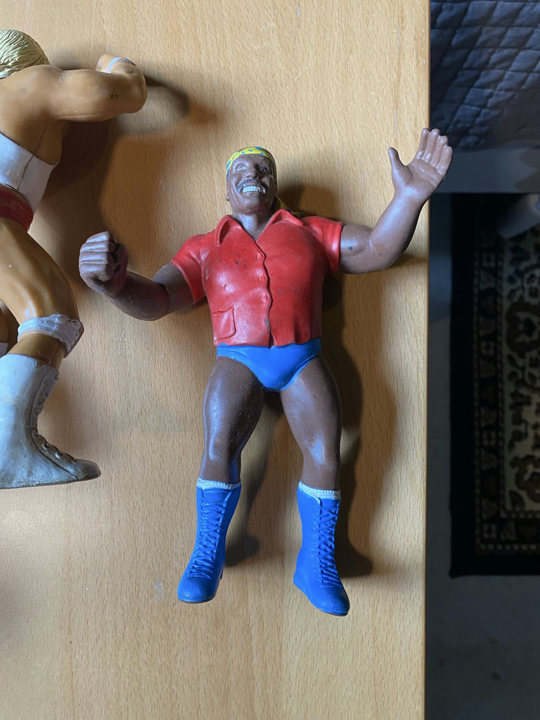 WWF 5 Wrestling Figures Hulk Hogan, Junkyard Dog And More - image 10 of 11