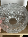Wirkkala Midcentury Textured Glass Pedestal Bowl - thumbnail 2 of 8