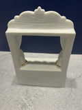 White Ceramic Christmas Tree and Nutcracker Arch Figurine - thumbnail 9 of 9