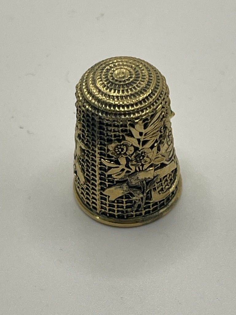 Franklin Mint Victorian Jeweled Sterling Silver Thimbles lot - image 11 of 25