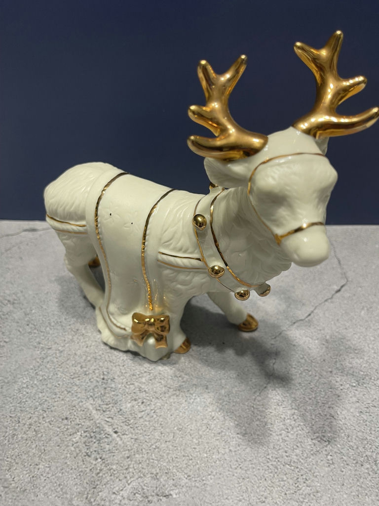 Santa Claus, Reindeer, and Sleigh Figurines - image 10 of 12
