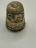 Franklin Mint Victorian Jeweled Sterling Silver Thimbles lot - thumbnail 4 of 25