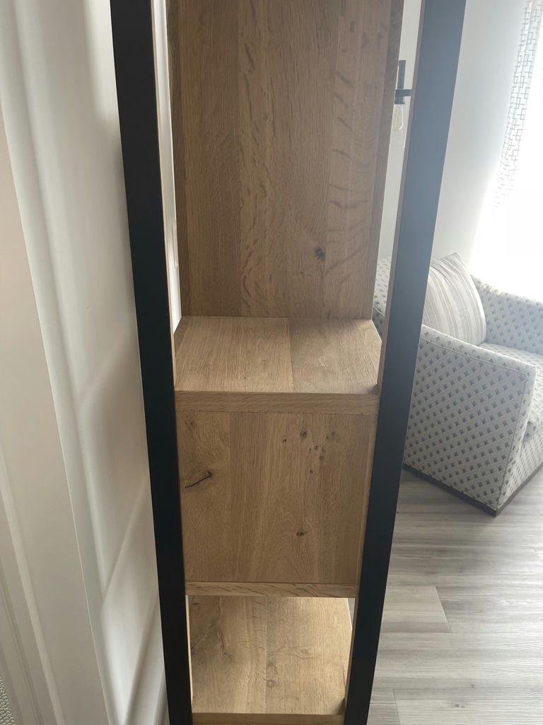 Structube Zuchun Solid Oak Wood Pair Of Shelving Units - image 5 of 5