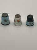 3 Vintage Sterling Thimbles - thumbnail 1 of 12