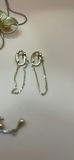 Gold Flower Necklace, Pin And Clip On Earrings - thumbnail 3 of 12