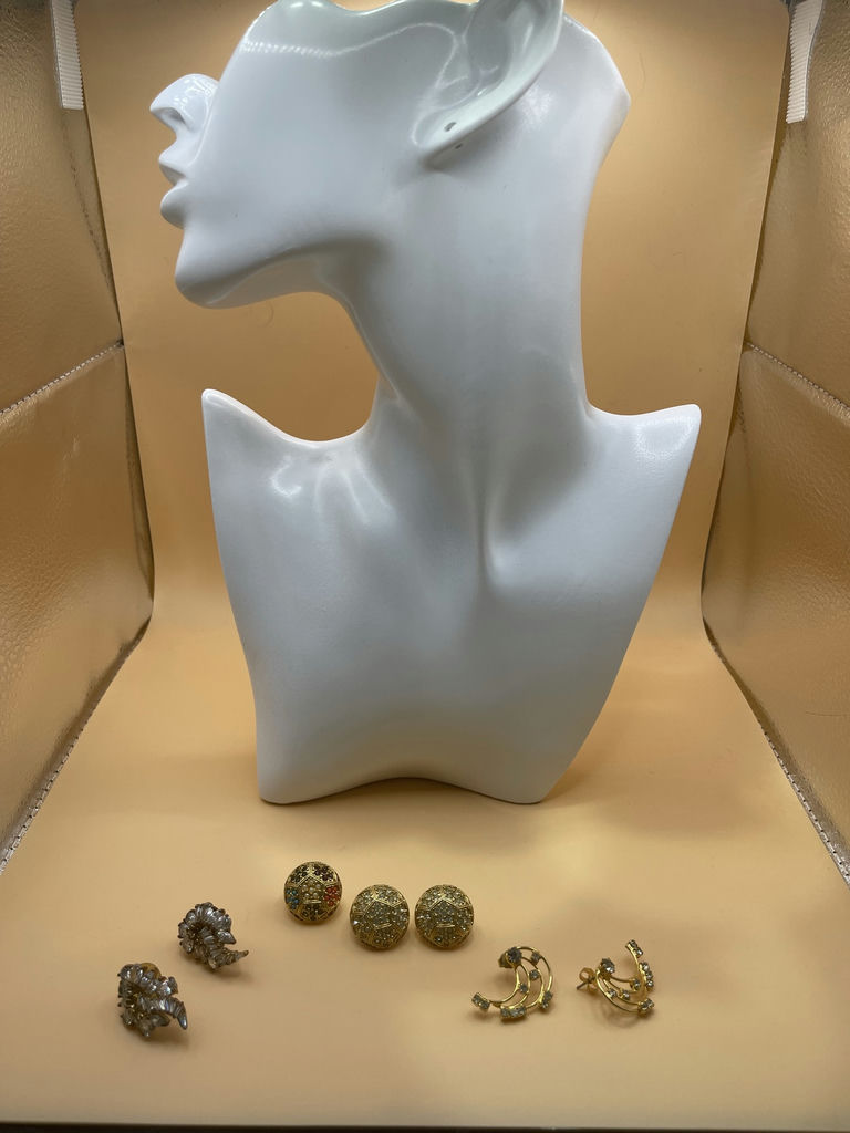 Vintage Earring Lot Including D’Orlan - image 1 of 10