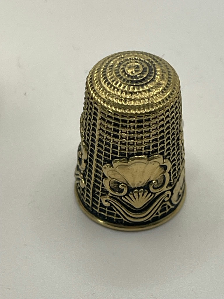 Franklin Mint Victorian Jeweled Sterling Silver Thimbles lot - image 14 of 25