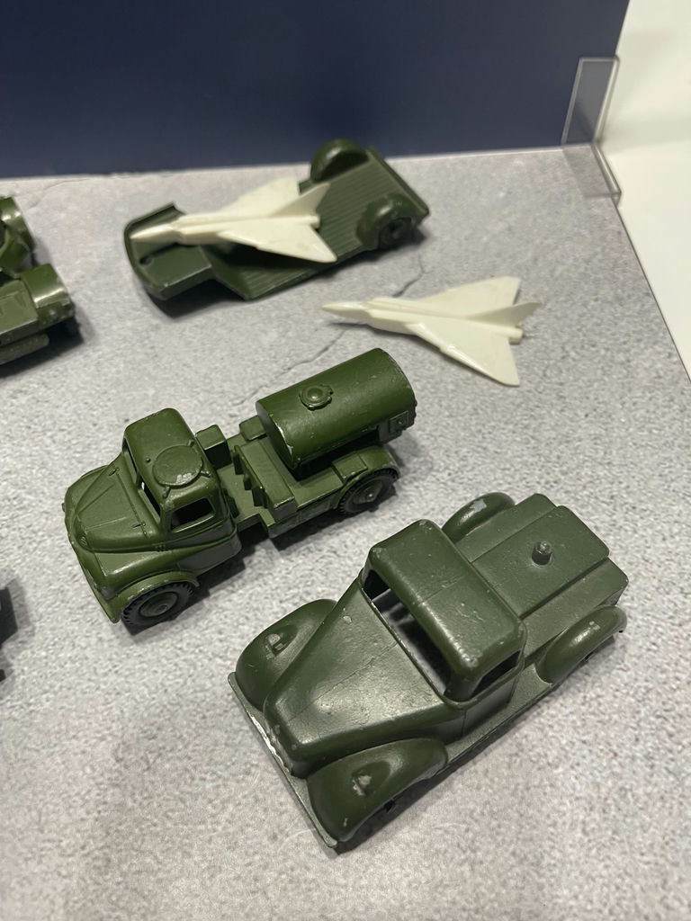 Vintage Dinky Toy Military Vehicles, Artillery, and Aircraft Models - image 4 of 21